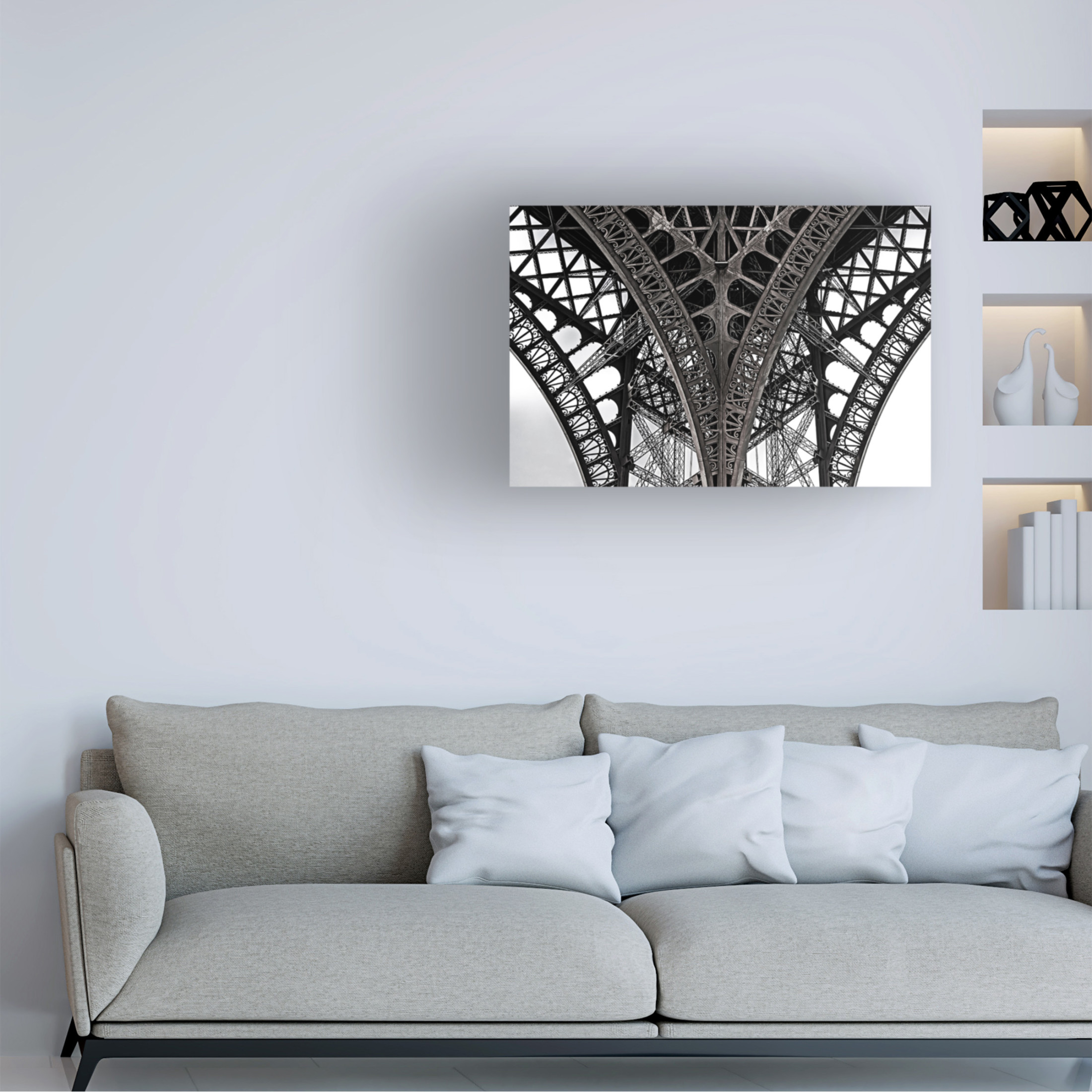 Trademark Fine Art Laruelle Philippe Paris Eiffel II Canvas Wall Art