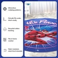 thumbnail image 3 of Miraculous Ladybug The Power of Luck 3'11" Round Blue Area Rug by Well Woven, 3 of 5