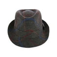 thumbnail image 2 of Epoch Hats Company  Classic Plaid Wool Fedora Hat (Men), 2 of 4