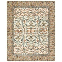 SAFAVIEH Aspen Emmalyn Oriental Area Rug, Ivory/Blue, 11' x 15'