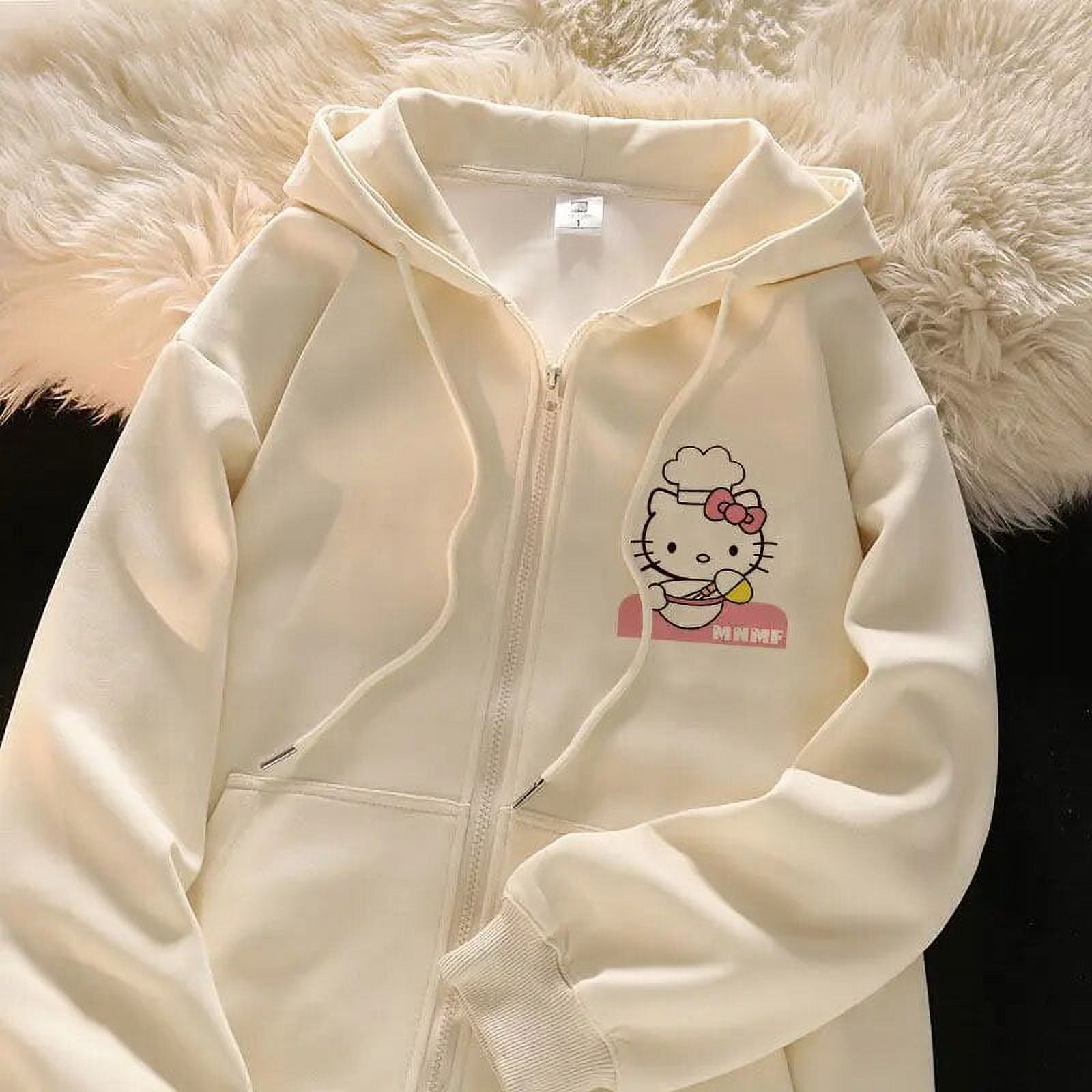 Sudadera Ropa De Sanrio Bolso Hello Kitty Sanrio-Sudadera Con