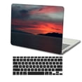 thumbnail image 1 of KSK KAISHEK Hard Shell Cover Only Compatible MacBook Pro 14 inchs 2021/2022/2023 A2779 M2/A2442 M1 + Black Keyboard Cover, Red series 0254, 1 of 5
