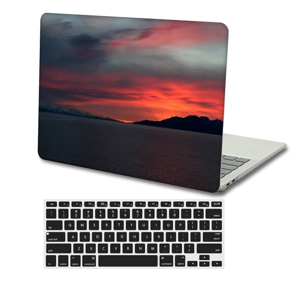 KSK KAISHEK Hard Shell Cover Only Compatible MacBook Pro 14 inchs 2021/2022/2023 A2779 M2/A2442 M1 + Black Keyboard Cover, Red series 0254