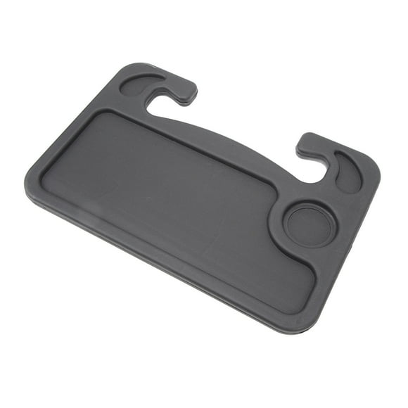 Car Steering Wheel Desk Double Sided Tray with Cup Holder, Multifunctional Auto Dining Table for Eating, Studying, Working, Universal Product