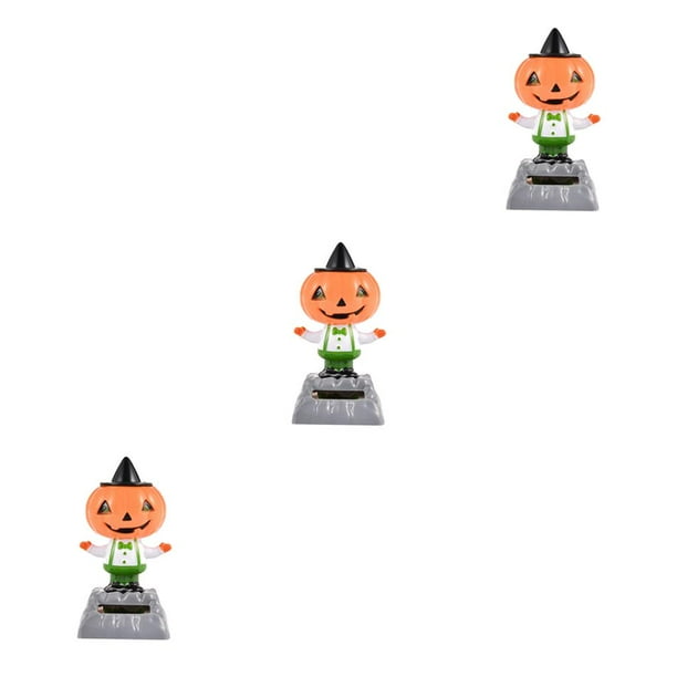 Matsuzay Decoración de dibujos animados de coche de escritorio de oficina de juguete de muñeca de calabaza de Halloween de baile con energía Solar Type4 NO4 Matsuzay CBP095446