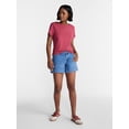 thumbnail image 2 of No Boundaries Washed Relaxed Fit Cotton Tee, Women's XXS-XXL, 2 of 5
