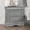 Gray, variant on Fully Assembled Nightstand with 2 Drawers Solid Wood End Table Traditional Style Bedroom Funiture 1PC