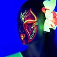 thumbnail image 3 of Ckulufk Tubes de Peinture Corporelle Blacklight Peintures Réactives Brillent dans le Noir Fournitures de Fête Peinture Fluorescente pour le Visage Blacklight Glow Maquillage, 3 of 7