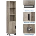 thumbnail image 4 of QinaQin Gabinete angosto de almacenamiento de 70 pulgadas con puerta y repisa ajustable, mueble de piso ideal para baño, cocina, lavandería o espacios pequeños, 4 of 8