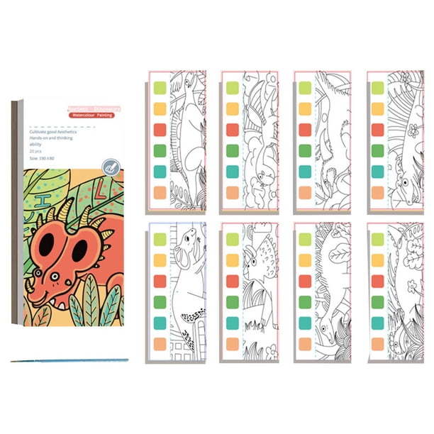 Cuaderno Dibujo Acuarela Mini de Navidad onlyliua Cuaderno de Dibujo para Niños