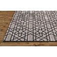 thumbnail image 3 of HomeRoots 512004 4 x 6 ft. Taupe Black & Gray Wool Paisley Hand Tufted Handmade Rectangle Area Rug, 3 of 4