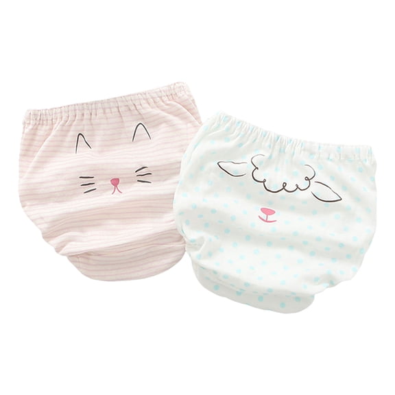 Staki Girls' Underwear Organic Cotton Soft Toddler Kids Underwear Tag-free Comfort Girls Panties 2T 3T 4T Blue,3-4 Years