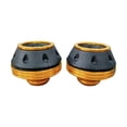 thumbnail image 3 of Colaxi Generic Front Fork Wheel Frame Sliders Motorcycles Falling Protector Aluminum Motorcycle Fork Cup Replacement Easy to Install Gold, 3 of 8