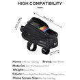 thumbnail image 3 of Bolsa De Bicicleta WEST BIKING - Bolsa impermeable para tubo superior delantero de bicicleta (negro), 3 of 3