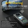 thumbnail image 2 of Sports 4K Action Camera Wifi Cámara Deportiva 150 Lente Gran Angular de 1.4 Pulgadas Pantalla de Control Tálil Anti-Shake Impermeable Para Buceo de Deportes Al Aire Libre, 2 of 7