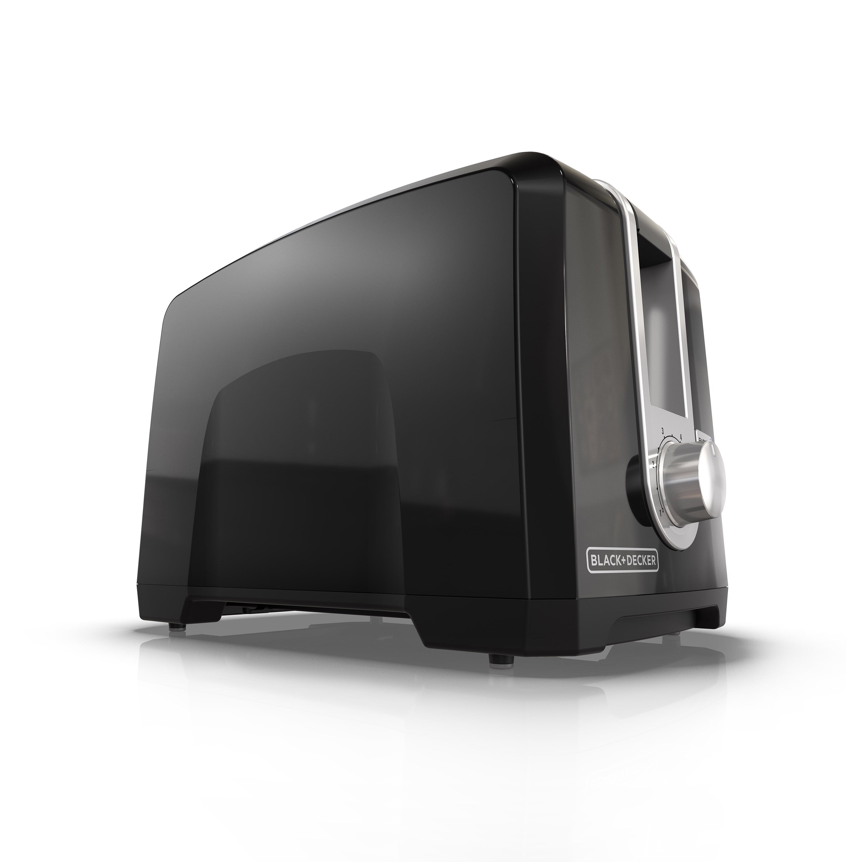 BLACK+DECKER 2-Slice Extra Wide Slot Toaster, Black 