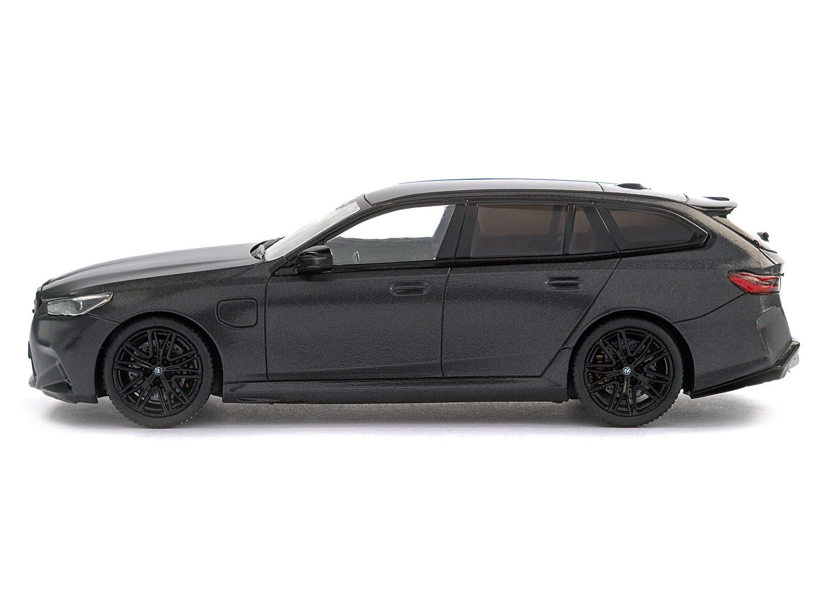 2024 BMW M5 Touring Frozen Deep Gray Metallic with Black Top 1/43 Diecast Model Car by Solido