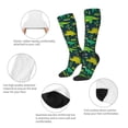 thumbnail image 6 of Bingfone Compression Socks For Women And Men Long Socks For Running Athletic Cycling Nurse-Dinosaurs And Flowers, 6 of 9