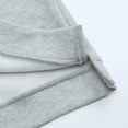 thumbnail image 6 of Hoodies Grey Hoodie Long Sleeve Casual Basic Pullover Sweatshirt Hoodie Fall Winter Clothes Girls Sweatshirts Size 6-9 Months, 6 of 8