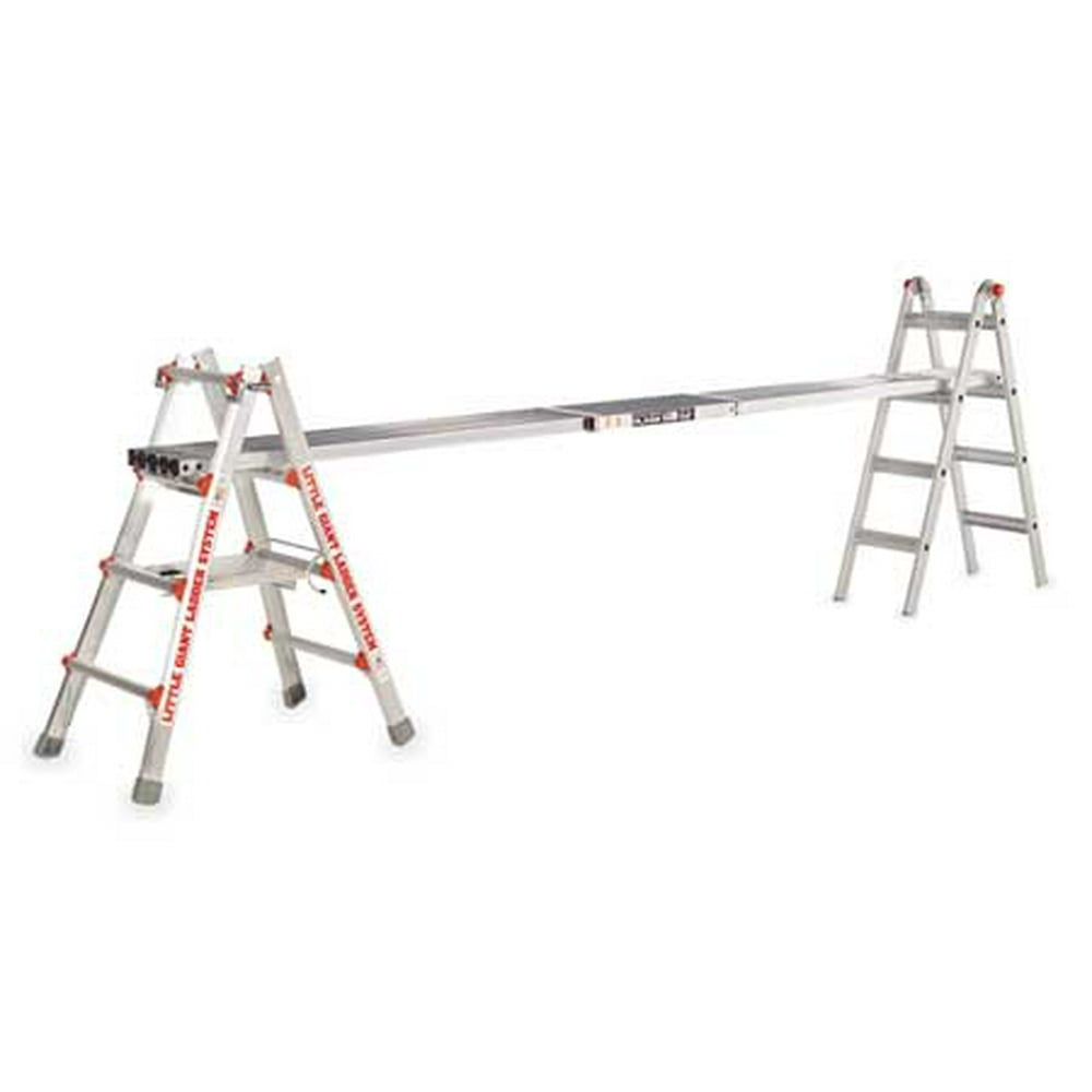 Little Giant Ladders 10 to 16 Foot Telescoping Aluminum Plank, Ladder