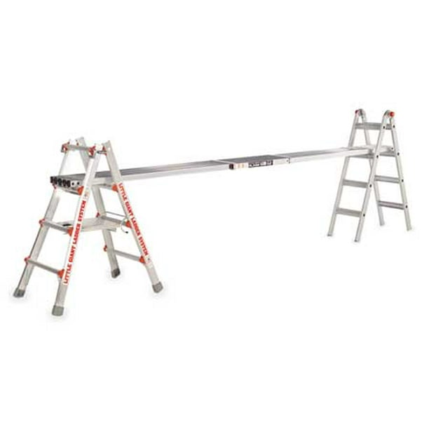 Little Giant Ladders 10 to 16 Foot Telescoping Aluminum Plank, Ladder Accessory, 250 lbs Rated