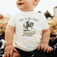 thumbnail image 2 of This is My First Rodeo Birthday Shirt for Baby Girls or Boys Country Western Theme 1st Bday Outfit Natural Shirt 18 Months, 2 of 4