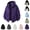 Black, variant on Men Lightweight Hooded Windbreaker Jacket Full Zip Quick Dry Casual Coat for Hiking Travel Sports
