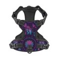 thumbnail image 4 of Lsque Purple Dreamcatcher1 Dog Harness, No-Pull Pet Harness with 2 Leash Clips, Adjustable Soft Padded Dog Vest with Easy Control Handle for Large Dogs-Large, 4 of 9