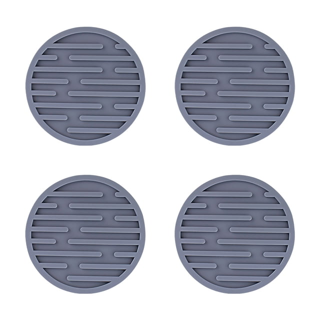 Toystoory Paquete de 4 posavasos para bebidas, mantel Individual acanalado antideslizante resistente al calor, alfombrilla para tazas, Type7 NO7