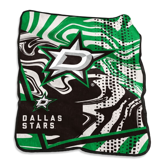 Dallas Stars 50" x 60" Swirl Raschel Throw Blanket