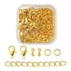 thumbnail image 2 of 80 piezas Sunnimix para joyas accesorios de bricolaje Cierre de Clip Oro, 2 of 7
