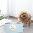 thumbnail image 2 of Acero inoxidable, de agua antideslizantes para perros, plato de agua para perros y gatos, mascota Azul jinwen comedero para mascotas, 2 of 8