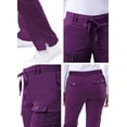 thumbnail image 4 of Adar Pro Sarraus pour Femmes - Pantalon de Sarrau de Yoga à Jambe Étroite, 4 of 6