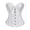 White, variant on Women Bustier Shapewear Lingerie, Lace Waist Push Up Bodysuit Corset Tops (RD3, S)