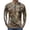 Coffee, variant on Realistic Tree Bark Camo Quarter Zip Pullover for Men, Long Sleeve Hunting Fishing Jersey with Moisture Wicking Quick Dry Fabric - Lightweight Outdoor Athletic Performance Tops Camel XL