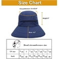 thumbnail image 4 of Chapeaux pour Femmes UPF 50+ UV Protection Soleil Convertible Plage Visière Chapeau, 4 of 6