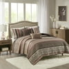 Home Essence Cambridge 5 Piece Reversible Jacquard Coverlet Set