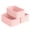 Pink, variant on Storage Baskets, Shelf Baskets for Organizing Dog Toy Basket Closet Organizer Bins Nursery Woven Basket for Storage Cube Decorative Box 3 Pack, Black & Jute, 13 x 8 x 5 in