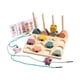 thumbnail image 5 of Juguetes de secuencia de cuentas de madera, bloques apilables, habilidades motoras finas, cuentas de hilo, pilas de formas a juego para niños de 2, 3,, 5 of 9