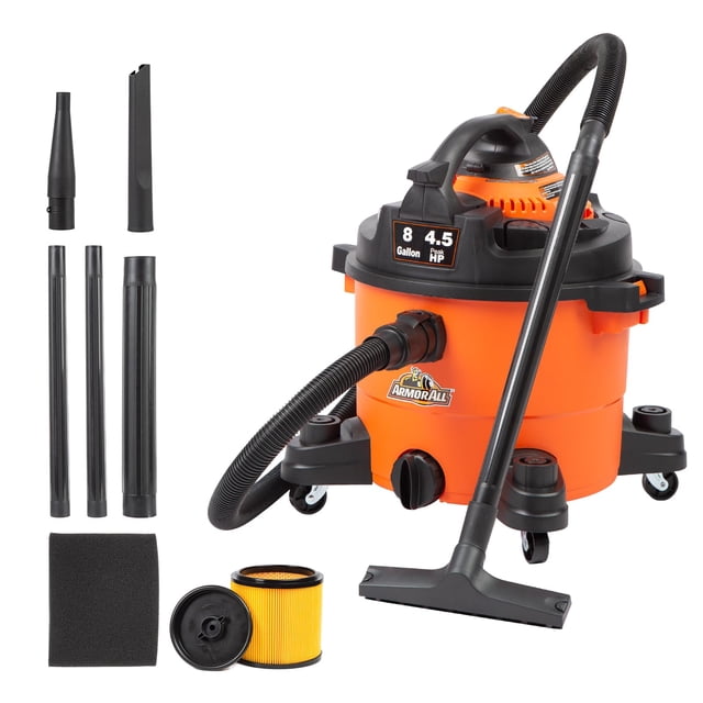 Aspiradora para uso húmedo y seco Armor All VBV809 0901 30 L 4.5 Peak HP naranja
