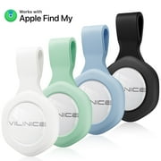 VILINICE Smart Tag GPS Tracking Devices Wireless Bluetooth Works with Apple Find My(iOS Only) IP67 Waterproof, 4PCS