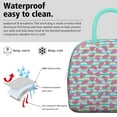 thumbnail image 3 of Lunch Bag Lunch Box for Women Reusable Insulated Lunch Bags,Water-Resistant Tropical Watermelon Fruit Black Cooler Lunch Tote Bag, Large Capacity for Work Travel Picnic, 3 of 6