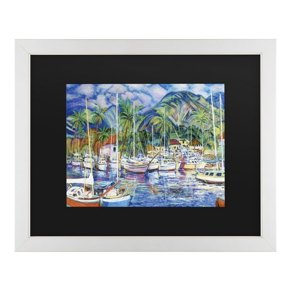 Trademark Fine Art 'Lahaina Marina' Canvas Art by Manor Shadian