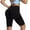 001 Black, variant on Women High Waist Workout Booty Yoga Shorts Workout Gym Smile Contour Seamless Leggings