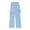 Blue, variant on Fozruso Girls Loose Sweatpants Girls Cargo Pants For Everyday Wear Comfortable Stretch Elastic Waist Casual Outdoor Play Durable Pocket Jogger Pants For Kids Age 6 13 Years Sizes 6-7 Years