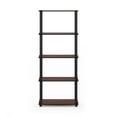 thumbnail image 3 of Furinno Turn-S-Tube 5-Tier Square Tubes Display Shelf, Dark Cherry/Black, 3 of 5