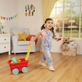 thumbnail image 6 of Battat Red Wagon with 40+ Building Blocks for Toddlers 12 Months Old, 6 of 8