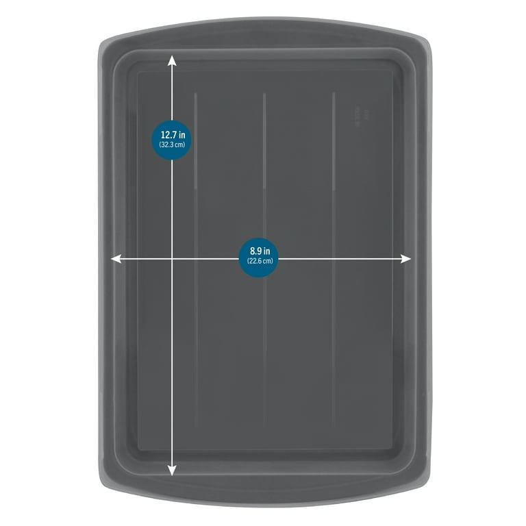 Mainstays 9 x 13 Nonstick Steel Cake Pan with Plastic Lid free shipping  in usa