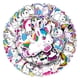 thumbnail image 2 of Paquete de pegatinas de vinilo con diseño de unicornios y arcoíris, 51 unidades, 2 of 2