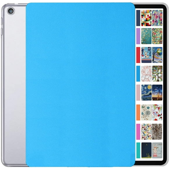 iPad 9th 8th 7th Gen Hard Back Case A2602 MK2K3LL/A MK2L3LL/A A2604 MK2N3LL/A MK2P3LL/A A2603 A2605 MK663LL/A MK6A3LL/A MK693LL/A A2270 MYLC2LL/A MYL92LL/A A2428 A2429 A2430 A2197 MW762LL/A - Blue